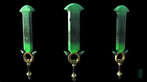 ArtStation - Jade Sword - Espada de Jade