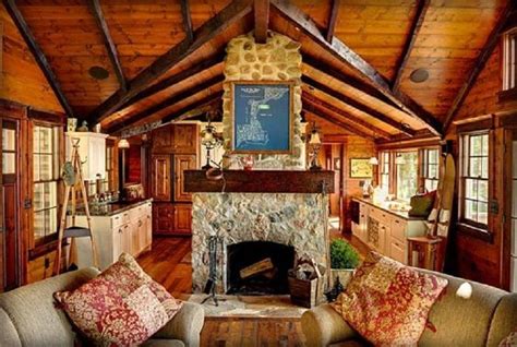 22 Luxurious Log Cabin Interiors You HAVE To See - Log Cabin Hub