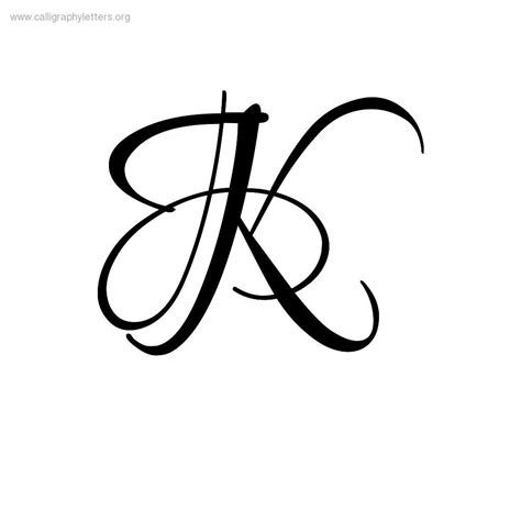 Fancy Calligraphy Letter K Calligraphy Letter K Viewing | Tattoo ...