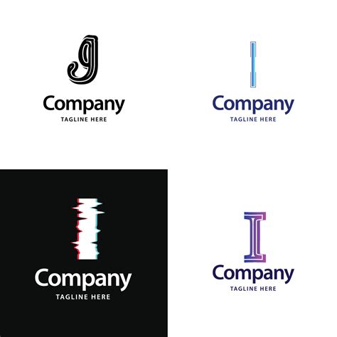 Letter I Big Logo Pack Design Creative Modern logos design for your ...