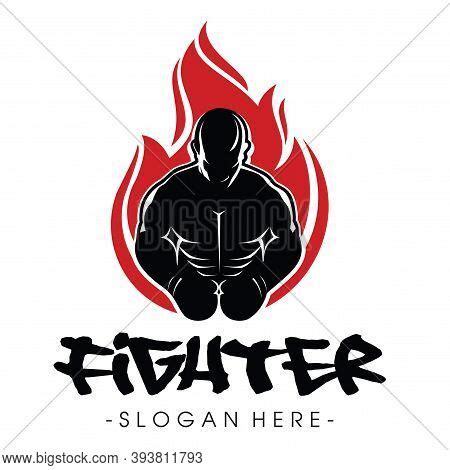 Fighter Logo. Mma Vector & Photo (Free Trial) | Bigstock