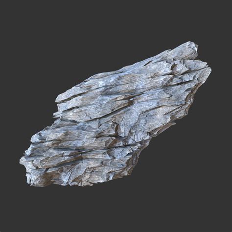 Low poly Realistic Rocky Sharp Cliff Modular s8 3D model