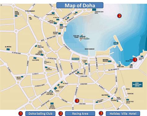 Doha Map - Qatar