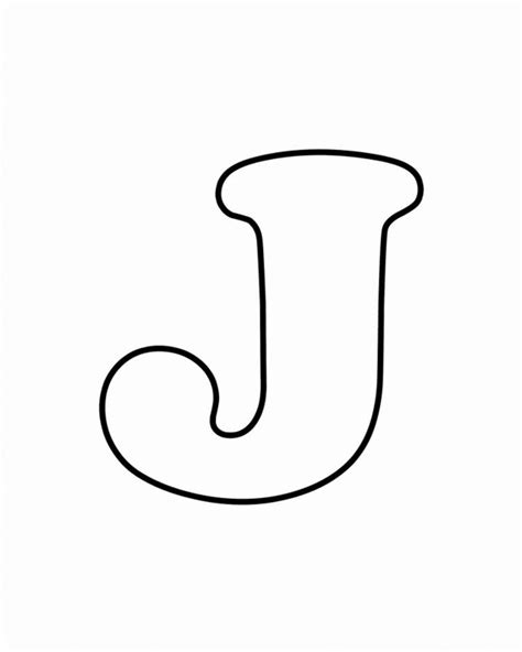 Alphabet Coloring Page Letter J Free | Alphabet coloring pages ...