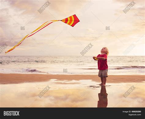 Happy Young Boy Flying Image & Photo (Free Trial) | Bigstock