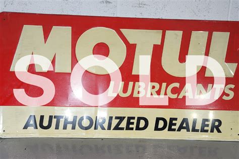 Vintage Motul Sign - Onemorecar