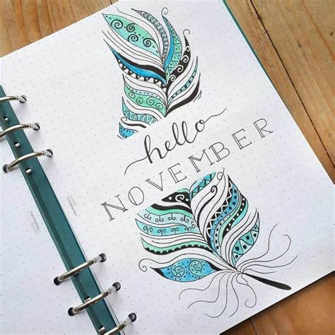 60+ Beautiful Bullet Journal Cover Page Ideas for Every Month of the Year