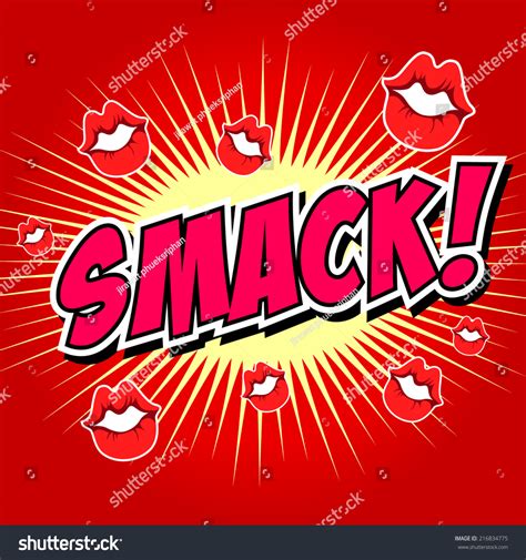 Smack! Comic Speech Bubble, Cartoon. Stock Vector Illustration ...