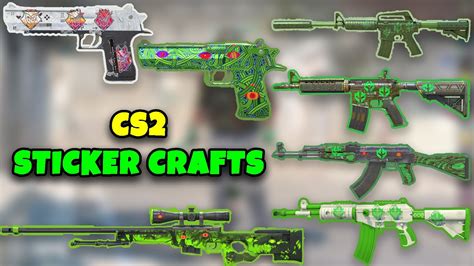 CS2 Green Loadout Sticker Crafts - YouTube