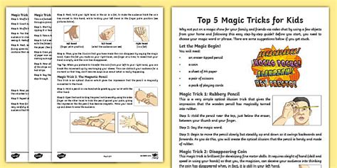 FREE! - Magic Tricks (teacher made) - Twinkl