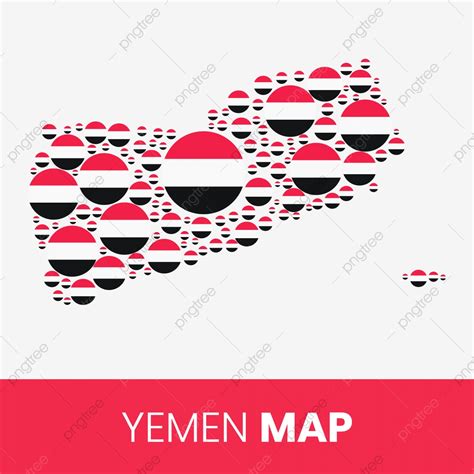 Yemen Flag Vector Hd PNG Images, Yemen Map Filled With Flag Shaped ...