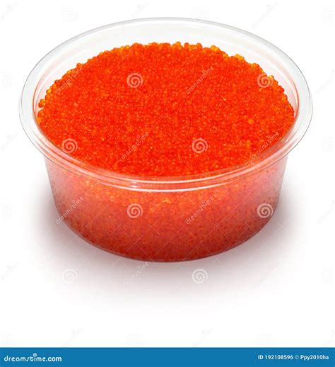 Tobiko Flying Fish Roe: Japanese Sushi Ingredient Stock Photo - Image ...