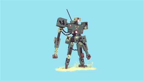 Scrap Robot - Download Free 3D model by CookiesNom [6b089ed] - Sketchfab