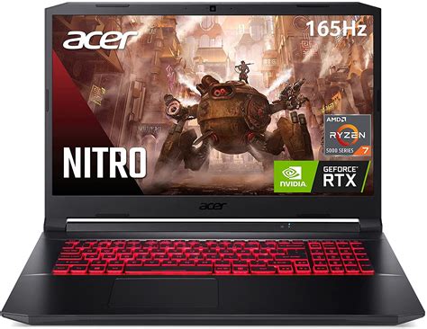 Acer Nitro 5 AN517-41-R2KQ Gaming Laptop, AMD Ryzen 7 5800H Octa-Core ...