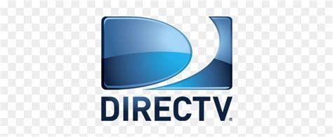 directv logo on a white background with blue and gray waves in the ...