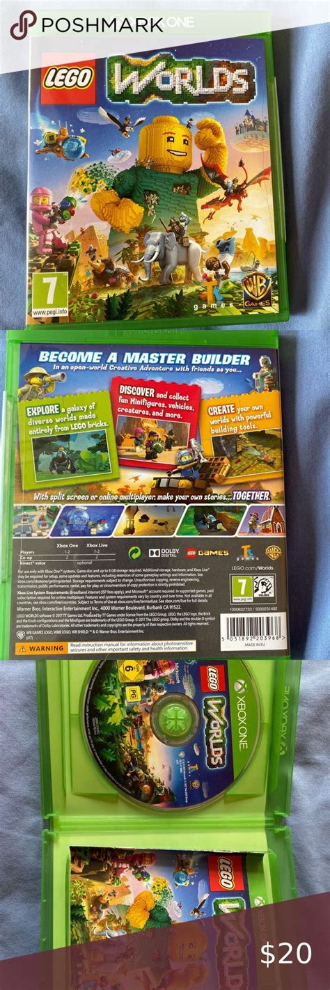 Xbox 1 LEGO Worlds video game..used | Lego worlds, Lego, Lego for kids