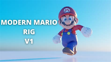 MODERN MARIO RIG V1 (BLENDER) - YouTube