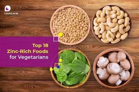 Top 13 Zinc Rich Foods for Vegetarians | LoveLocal