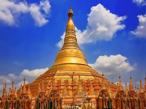 Shwedagon Pagoda - All Superior Shwedagon Pagoda Background, Myanmar ...