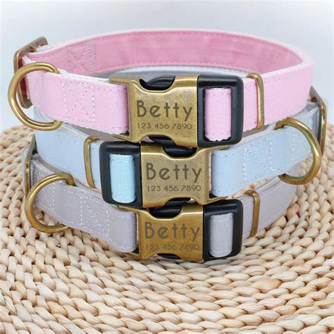 Buy Personalized Engraved Dog Collar with ID Tag Online