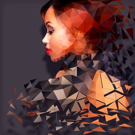 Polygon Art Portrait :: Behance