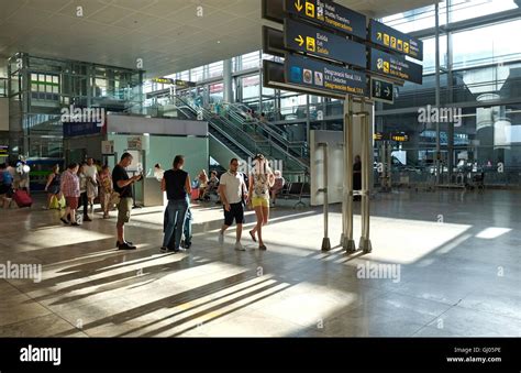 alicante airport arrivals terminal, spain Stock Photo - Alamy