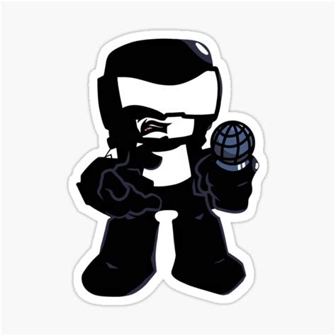 "Tankman character from FNF" Sticker for Sale by AbrekArt | Redbubble