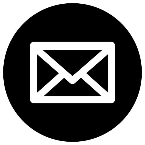 Black Email Icon Png #172987 - Free Icons Library