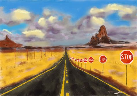 Road Painting at PaintingValley.com | Explore collection of Road Painting