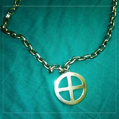 Sun Cross Pendant & Necklace in Stainless Steel | Pagan Symbols ...