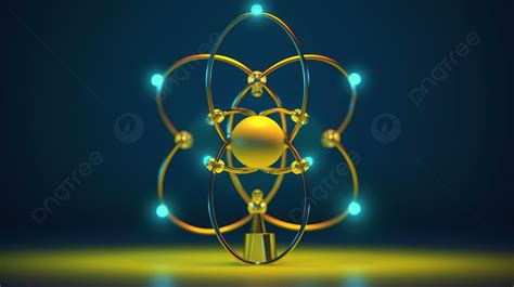 Gold Atomic Structure Model