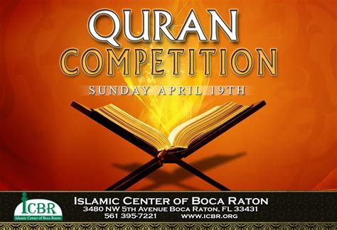 Quran Competition | Islamic Center of Boca Raton | Faith into Action