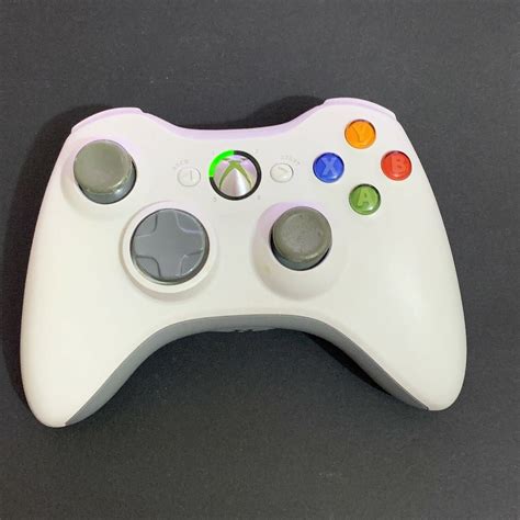 Genuine Official Microsoft Xbox 360 Wireless Controller White – Retro Unit