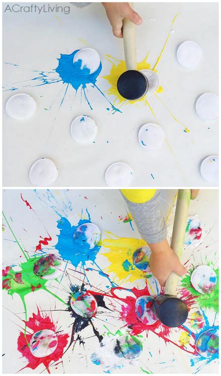 Messy Paint Kid Activities - Sugar Bee Crafts