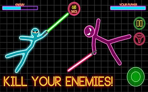 Stickman Fighting 2 Player Warriors Physics Games:Amazon.com:Appstore ...