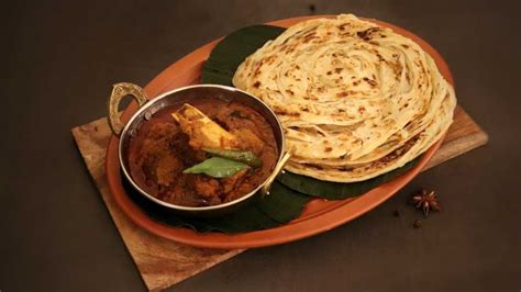 Malabar Parotta with Spicy Mutton Curry from Kaaram - Telegraph India