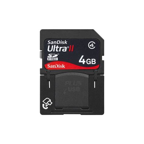 SanDisk 4GB Ultra II SD Plus USB Memory Card (Bulk Packaging) - Free ...