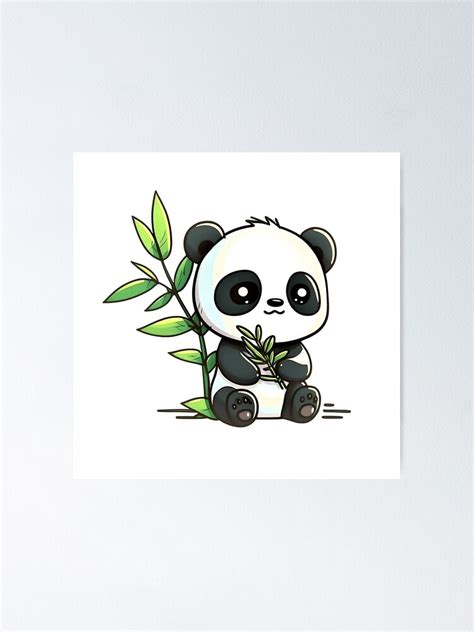 "Cartoon Baby Panda" Poster for Sale by NTGUILTY | Redbubble