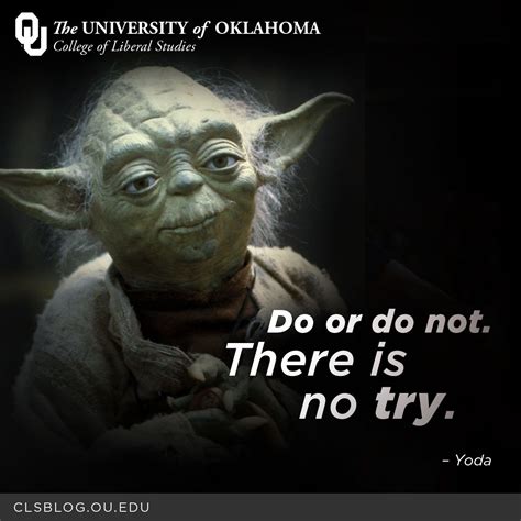 "Do or do not. There is no try." – Yoda #quotes #starwars | Yoda, Star ...