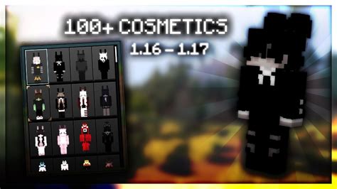 100+ COSMETICS with Custom Capes skin pack (WORKS ON 1.16 - 1.17) [MCBE ...