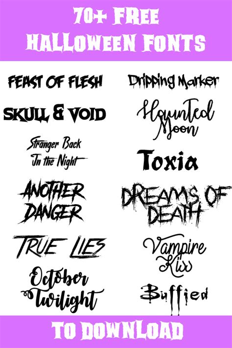 The Best Free Halloween Fonts - Your Everyday Family