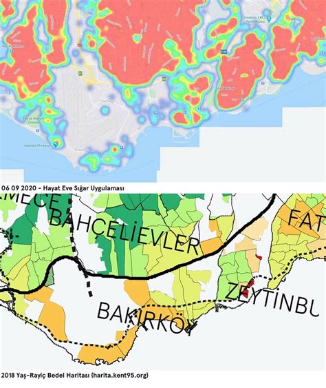 Juxtaposition of the official COVID-19 heat map from 6 September 2020 ...