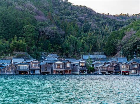 Boat House of Ine No Funaya in Kyoto, Japan Stock Photo - Image of ...