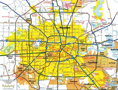 Printable Houston Map - Printable Templates