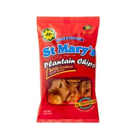 St Mary's Ripe Plantain Chips - Grocery List Jamaica