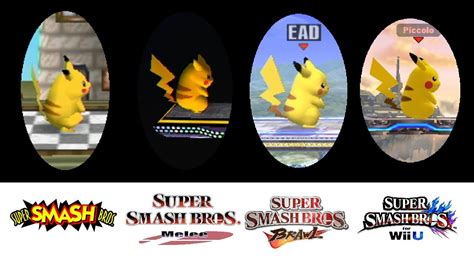 Evolution of Pikachu's Moveset in the Super Smash Bros. Series - YouTube