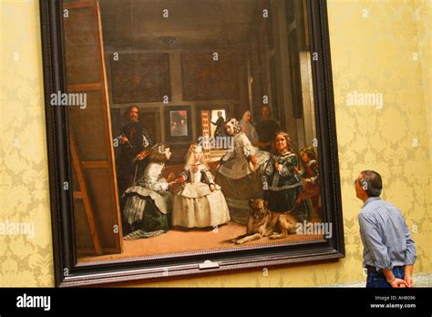 Madrid, Spain. El Prado Museum. Las Meninas by Diego Velasquez Stock ...