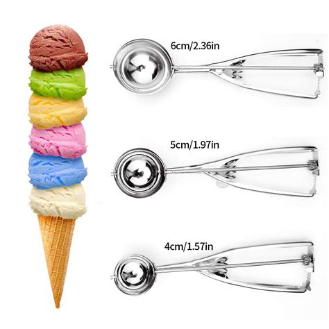 Midnight Scoop Curved Handle Easy Ice Cream Scoop