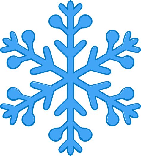 Weather Clipart-blue snowflake clip art - Clip Art Library