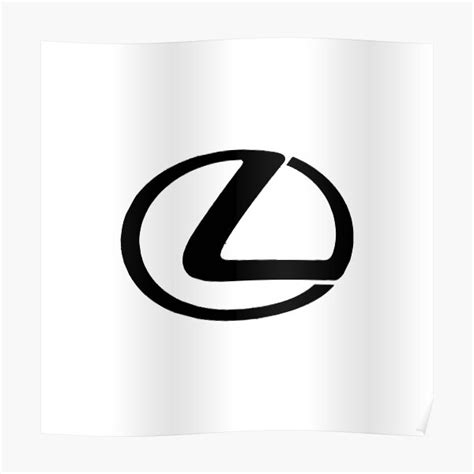 "black lexus logo" Poster for Sale by AlanHurd | Redbubble